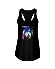 Couple Wolf Light Ladies Flowy Tank thumbnail