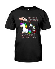 Unicorn wine 1209 Classic T-Shirt front