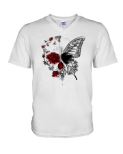 Skull art 1806D V-Neck T-Shirt thumbnail