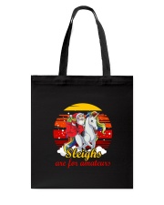 Santa And Unicorn Tote Bag thumbnail