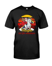 Santa And Unicorn Classic T-Shirt thumbnail