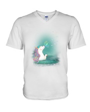 Unicorn - Do not fly V-Neck T-Shirt thumbnail