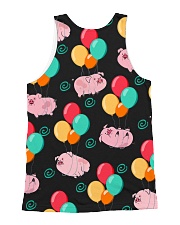 Pig Bubble All-over Unisex Tank back