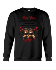 Rottweiler Dear Mom 1906 Crewneck Sweatshirt thumbnail