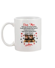Rottweiler Dear Mom 1906 Mug back