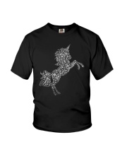Unicorn Snowflake Youth T-Shirt thumbnail