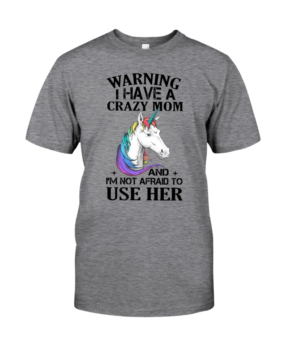 Unicorn Crazy Mom 140319 Classic T-Shirt