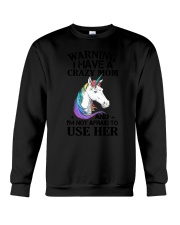 Unicorn Crazy Mom 140319 Crewneck Sweatshirt thumbnail