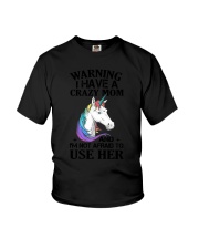 Unicorn Crazy Mom 140319 Youth T-Shirt thumbnail