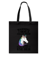 Unicorn Crazy Mom 140319 Tote Bag thumbnail