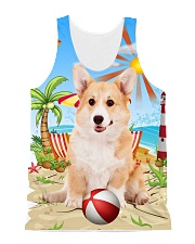 Pembroke Welsh Corgi Beach 1406 All-over Unisex Tank front