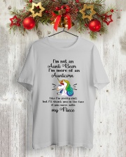 Aunticorn Classic T-Shirt lifestyle-holiday-crewneck-front-2