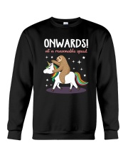 Unicorn and sloth 2408 Crewneck Sweatshirt thumbnail