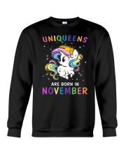 Uniqueen November Crewneck Sweatshirt thumbnail