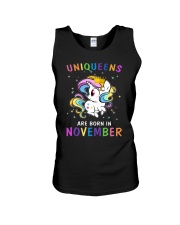 Uniqueen November Unisex Tank thumbnail