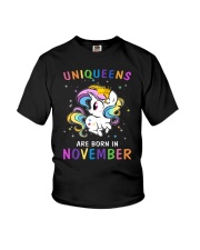 Uniqueen November Youth T-Shirt thumbnail