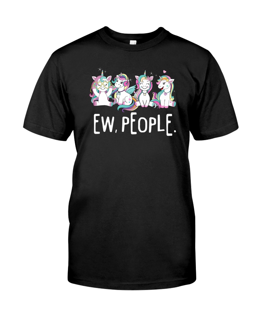Unicorn and people Classic T-Shirt