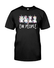 Unicorn and people Classic T-Shirt front