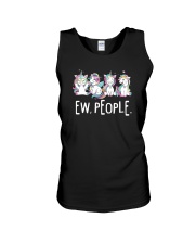 Unicorn and people Unisex Tank thumbnail