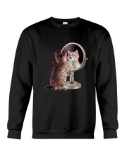 Cat Mirror Crewneck Sweatshirt thumbnail