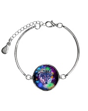 Wolf Galaxy Metallic Circle Bracelet thumbnail