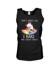 Unicorn and bake Unisex Tank thumbnail