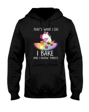 Unicorn and bake Hooded Sweatshirt thumbnail