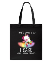 Unicorn and bake Tote Bag thumbnail