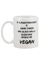 Everyone would be vegan 1806L Mug back