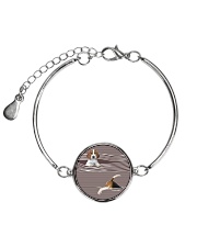 Beagle Striped Metallic Circle Bracelet thumbnail