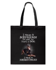 Doberman Pinscher Boyfriend 2006 Tote Bag thumbnail
