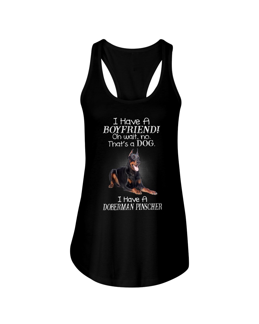 Doberman Pinscher Boyfriend 2006 Ladies Flowy Tank