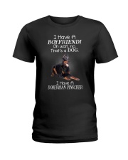 Doberman Pinscher Boyfriend 2006 Ladies T-Shirt thumbnail