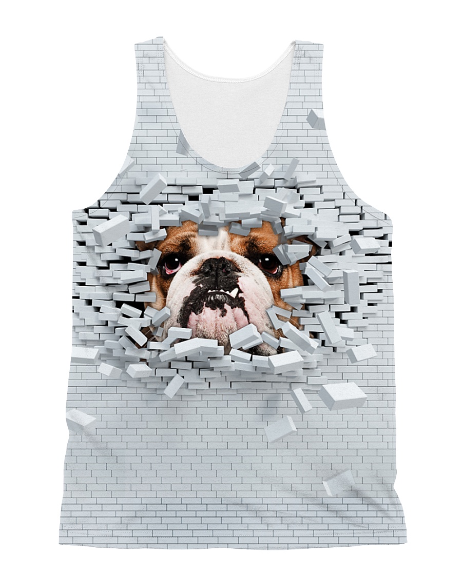 Bulldog Broken 1606 All-over Unisex Tank
