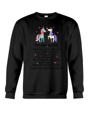 Unicorn To my wife 1807 Crewneck Sweatshirt thumbnail