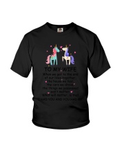 Unicorn To my wife 1807 Youth T-Shirt thumbnail