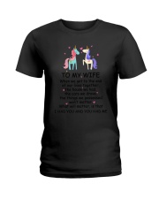 Unicorn To my wife 1807 Ladies T-Shirt thumbnail