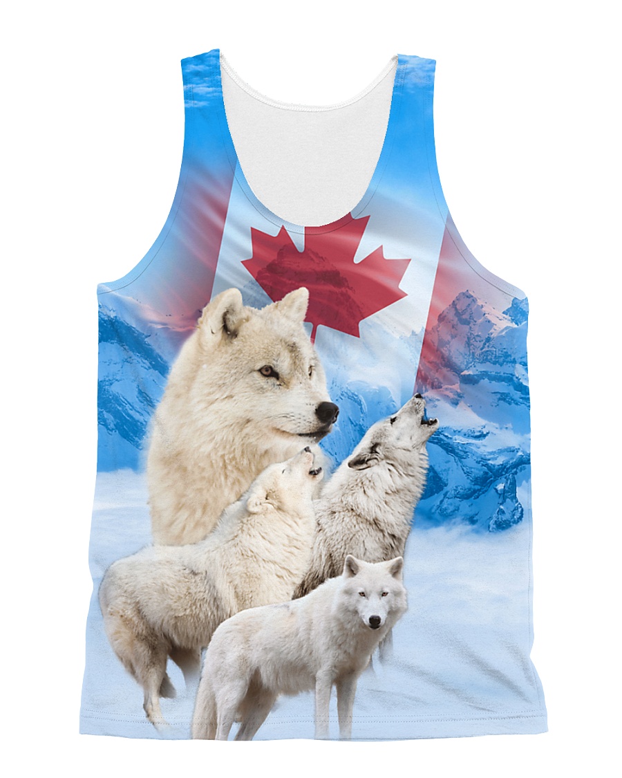 Wolf Canada Proud 1806 All-over Unisex Tank