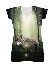 Wolf In The Forest All-over Dress thumbnail