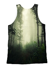 Wolf In The Forest All-over Unisex Tank back