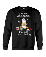 Unicorn reading 2007 Crewneck Sweatshirt thumbnail