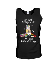 Unicorn reading 2007 Unisex Tank thumbnail