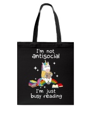 Unicorn reading 2007 Tote Bag thumbnail