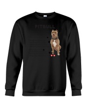Pitbull - Leave paw prints on your heart 1906P Crewneck Sweatshirt thumbnail