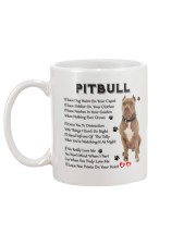 Pitbull - Leave paw prints on your heart 1906P Mug back