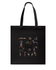 A Day Of Dachshund Tote Bag thumbnail