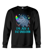 Fat Unicorn Crewneck Sweatshirt thumbnail