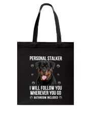Rottweiler Stalker Tote Bag thumbnail