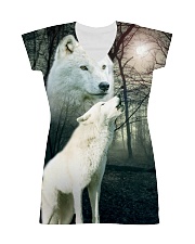 Wolf Couple 1606 All-over Dress thumbnail