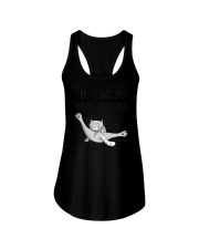 Cat - Just break dancing 1806D Ladies Flowy Tank thumbnail